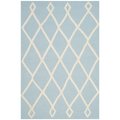Safavieh Kids Hand Tufted Rectangle Rug, Mint and Ivory - 4 x 6 ft. SFK906M-4